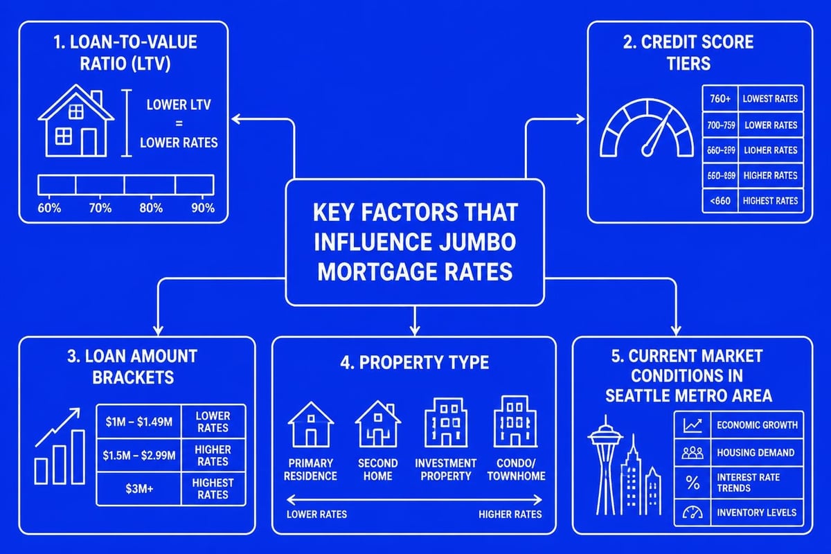 Jumbo mortgage rate factors