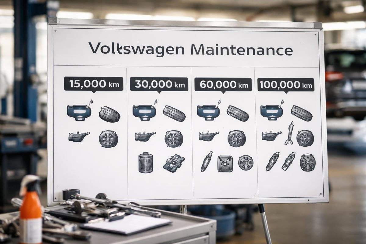 VW service interval timeline