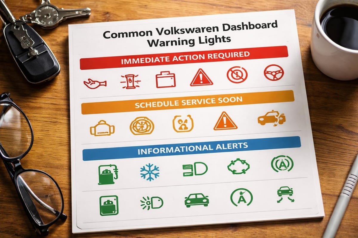 VW warning lights