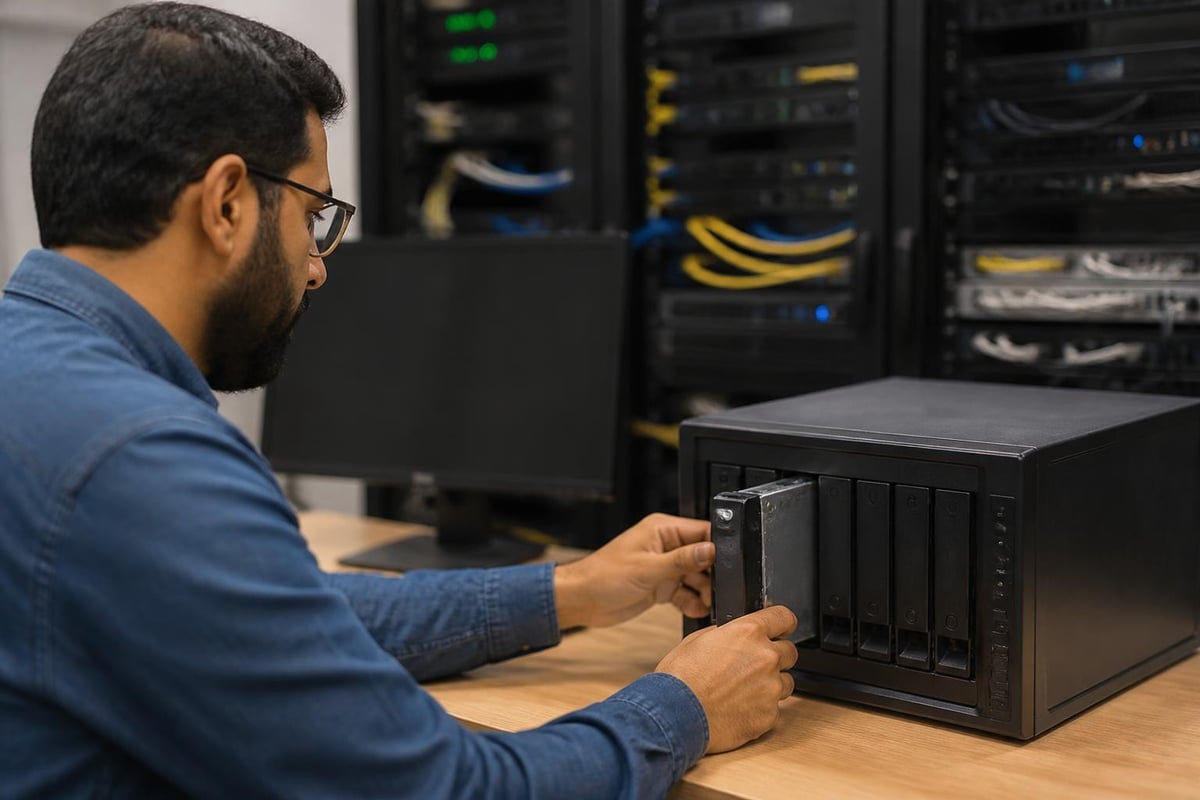 NAS migration process