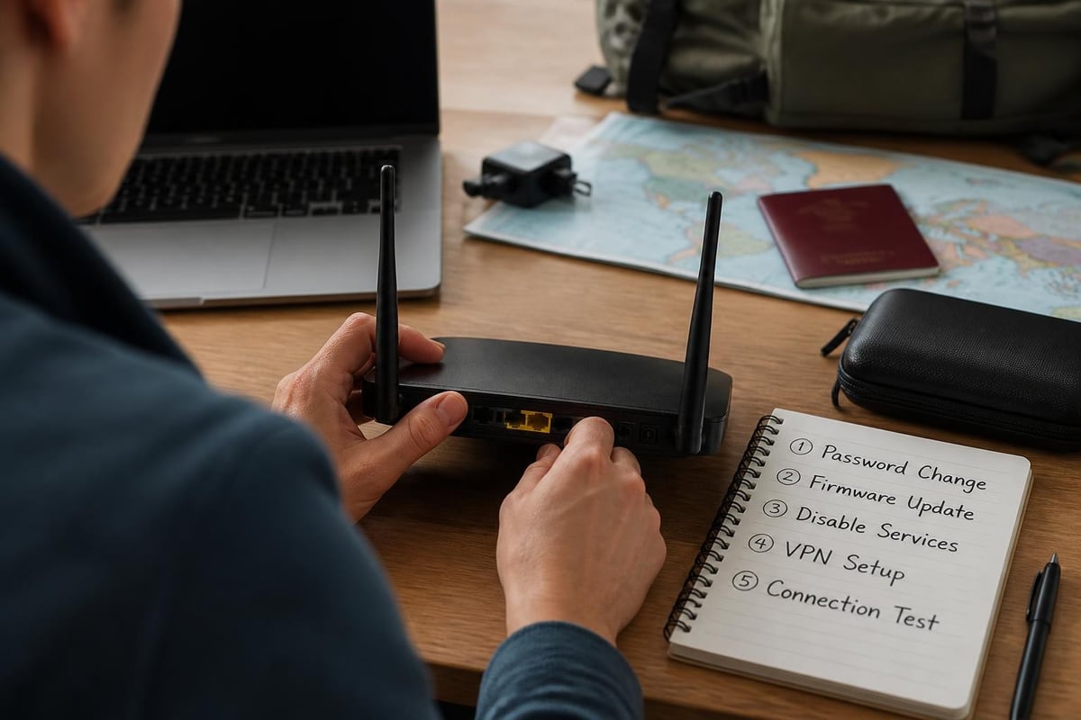 VPN router security configuration
