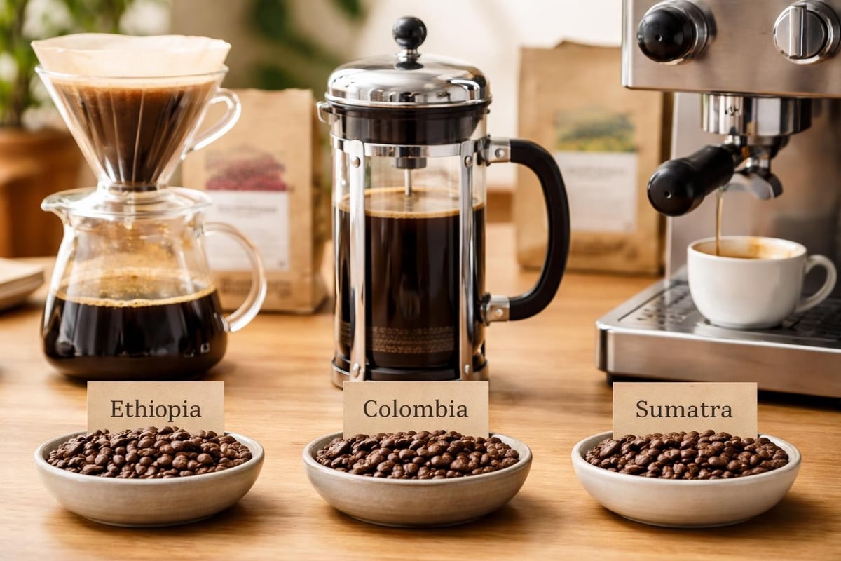 Brewing methods for single origin