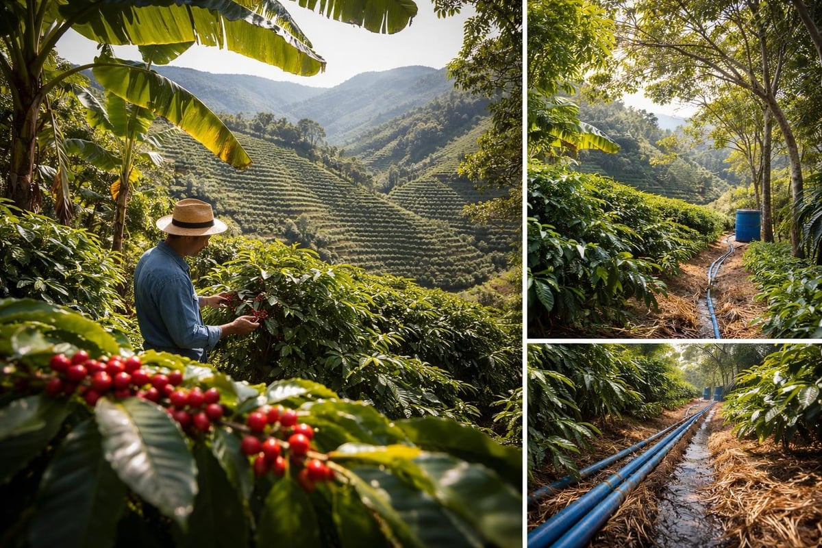 Sustainable coffee farming