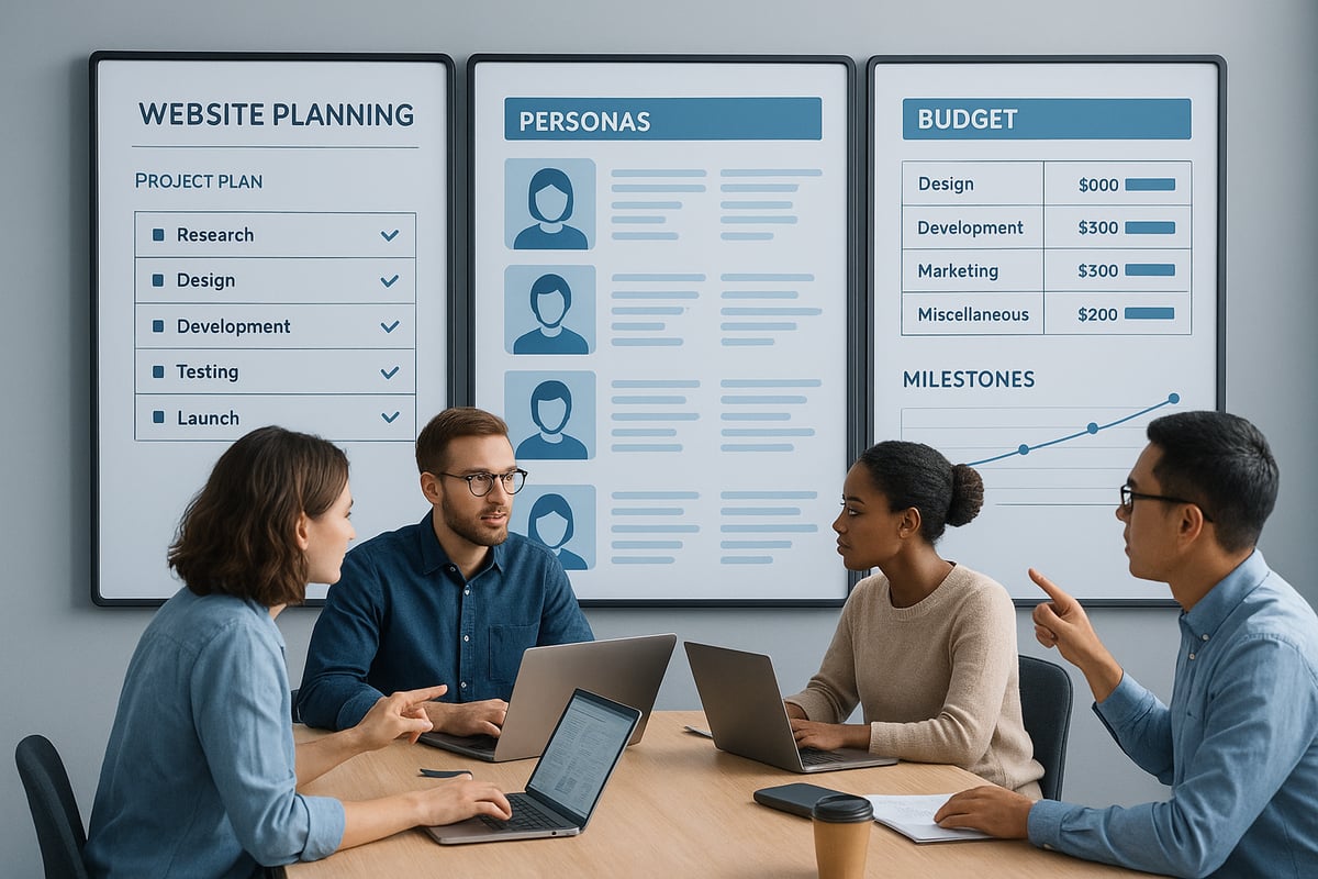 Planung & Strategie: Die Basis für Ihre Unternehmenswebsite