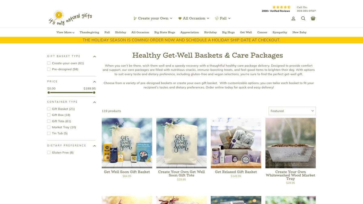7 Thoughtful Care Package Delivery Ideas for 2025 - ItsOnlyNaturalGifts.com – Customizable Get Well & Occasion Baskets