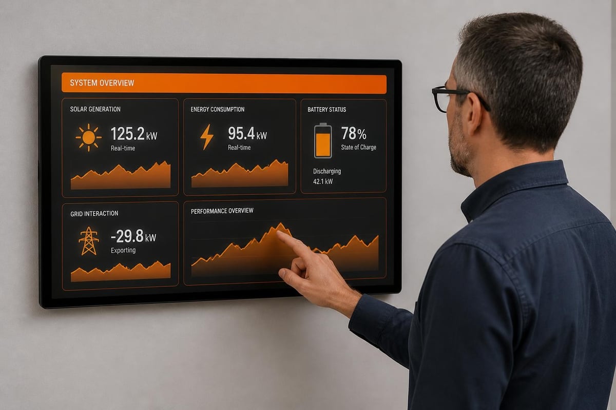 Solar monitoring dashboard