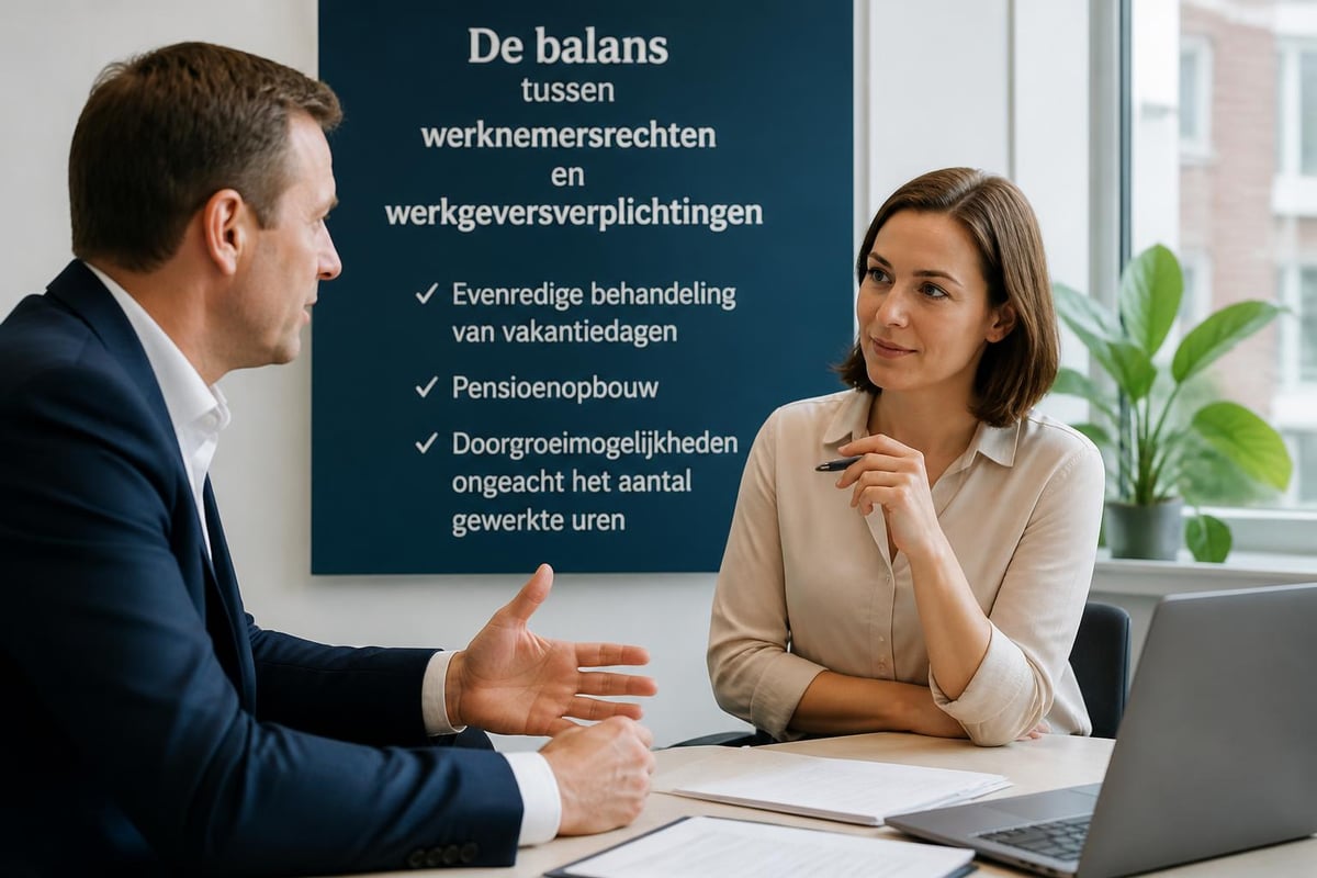 Wettelijke rechten part time werknemers