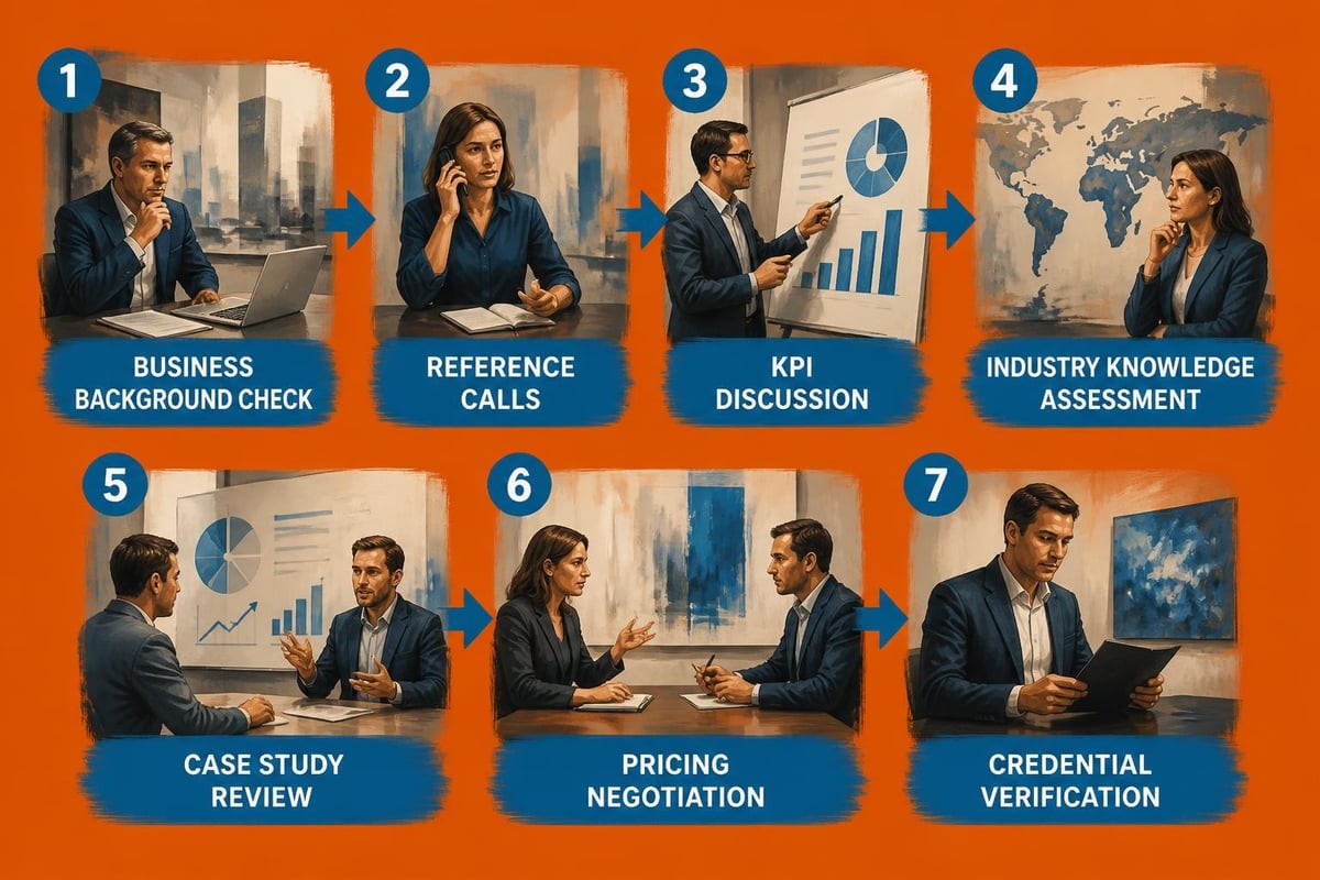 Corporate buyer evaluation process for coaching services