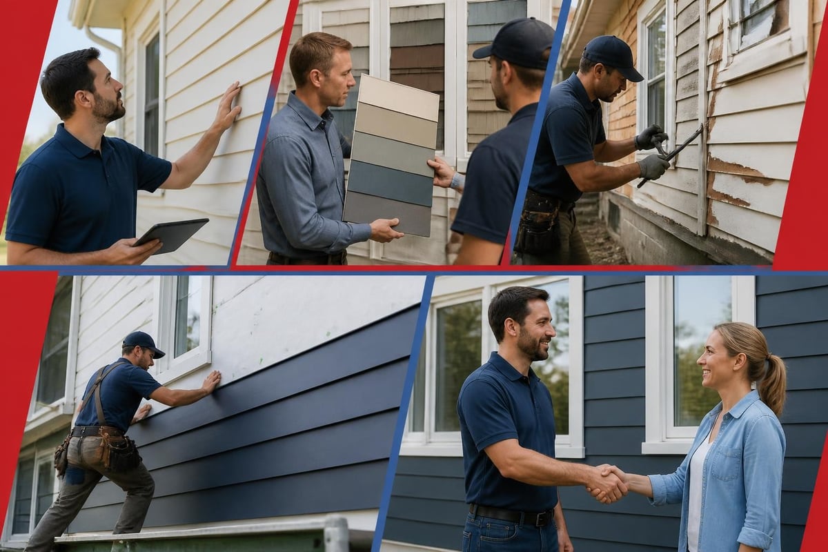 Siding service workflow