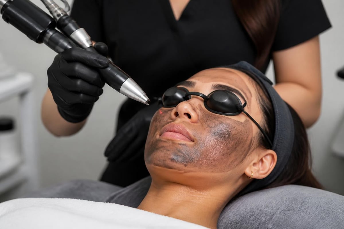 Carbon laser pigmentation treatment mechanism
