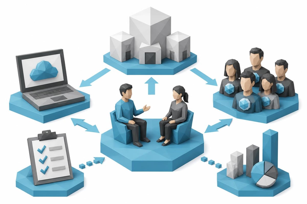 Enterprise team coaching ecosystem
