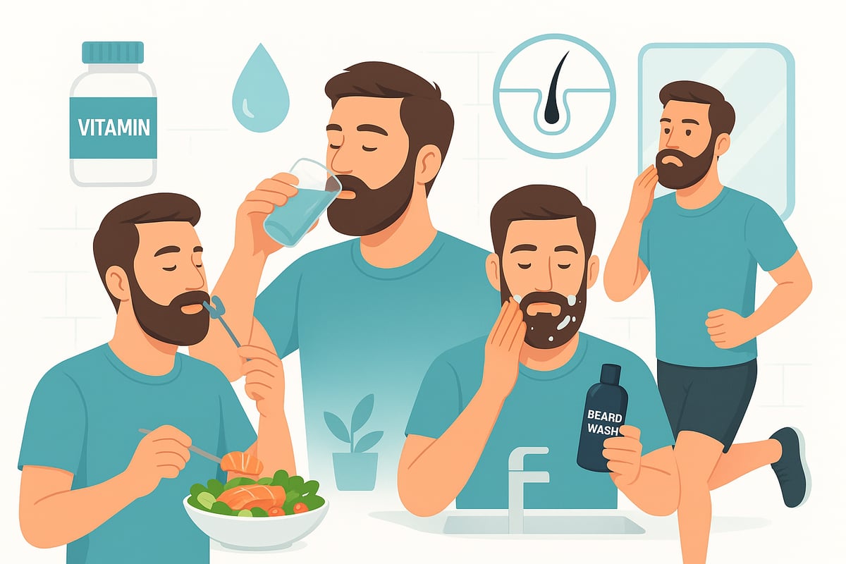 Optimising Your Beard Growth Journey: Lifestyle, Diet, and Maintenance