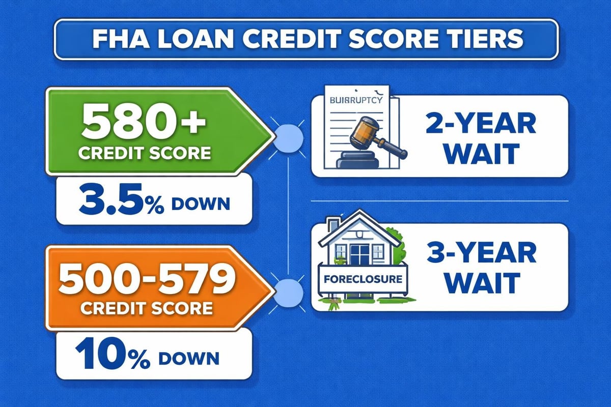 FHA credit score tiers