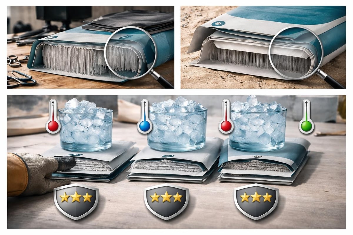 Cold plunge materials comparison