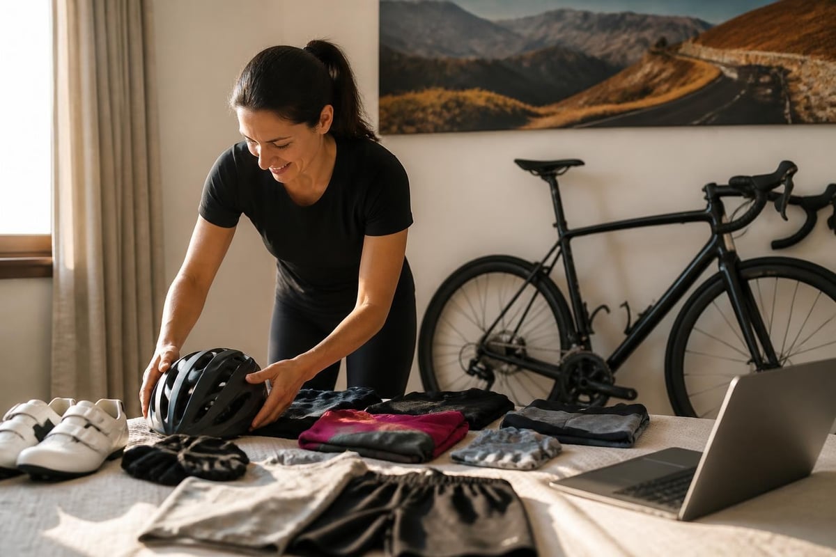 Guided cycling tour preparation