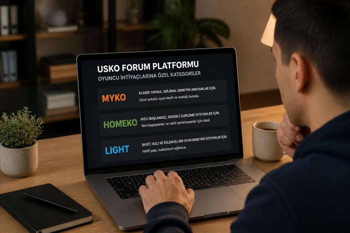 USKO forum kategori yapısı