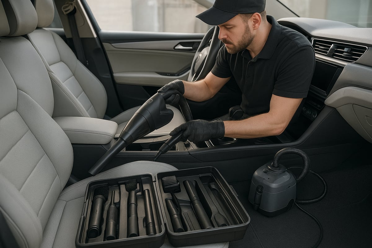 7 Strategie Efficaci per Usare l'Aspirapolvere da Auto nel 2026 3 Consigli Extra per una Pulizia Auto Professionale nel 2026