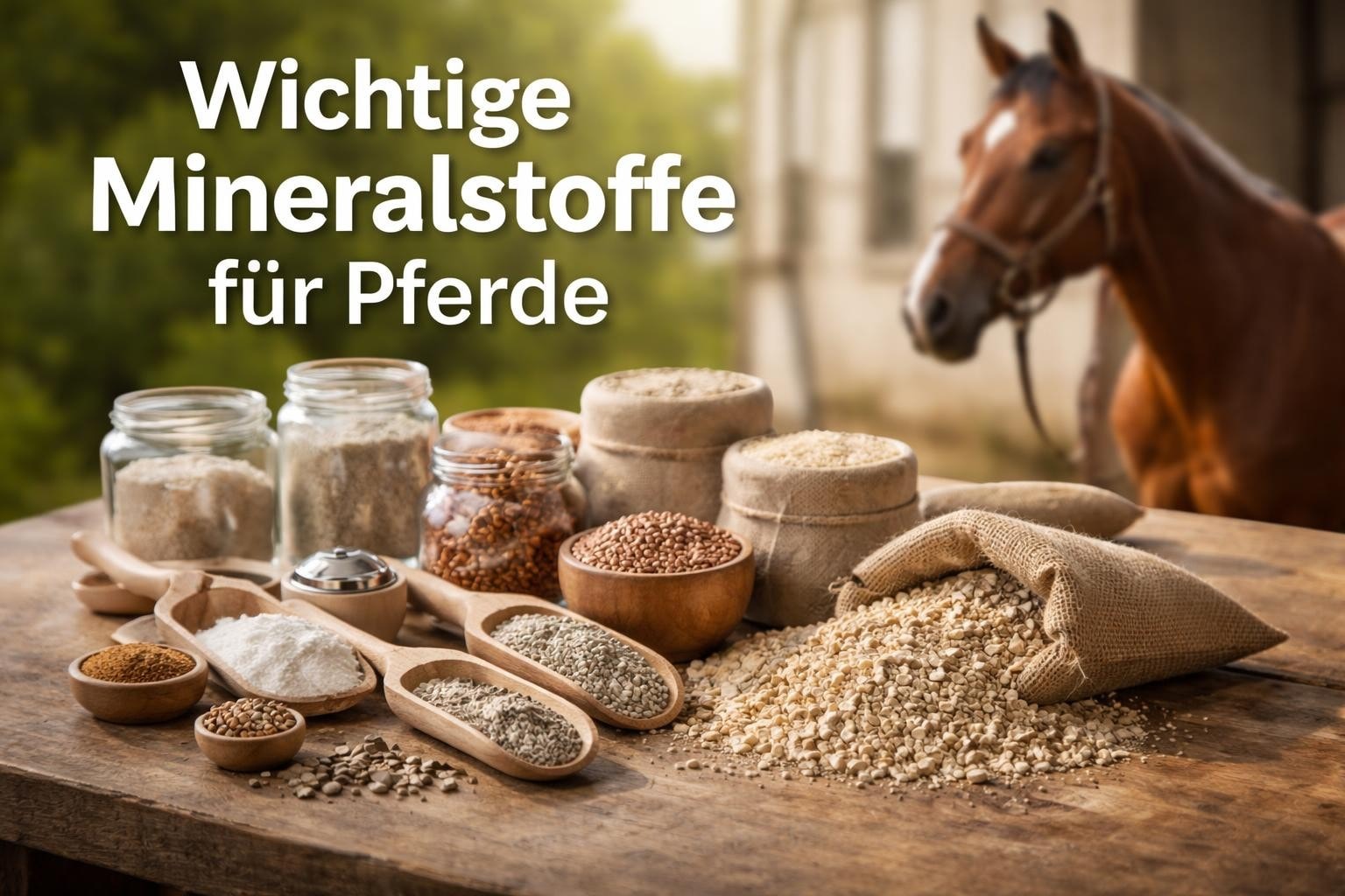 Der komplette Ratgeber für das Mineralfutter des Pferdes