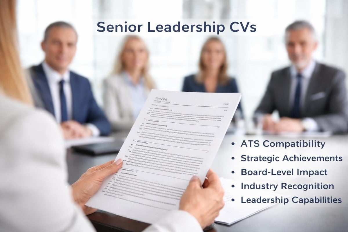 Executive CV optimisation