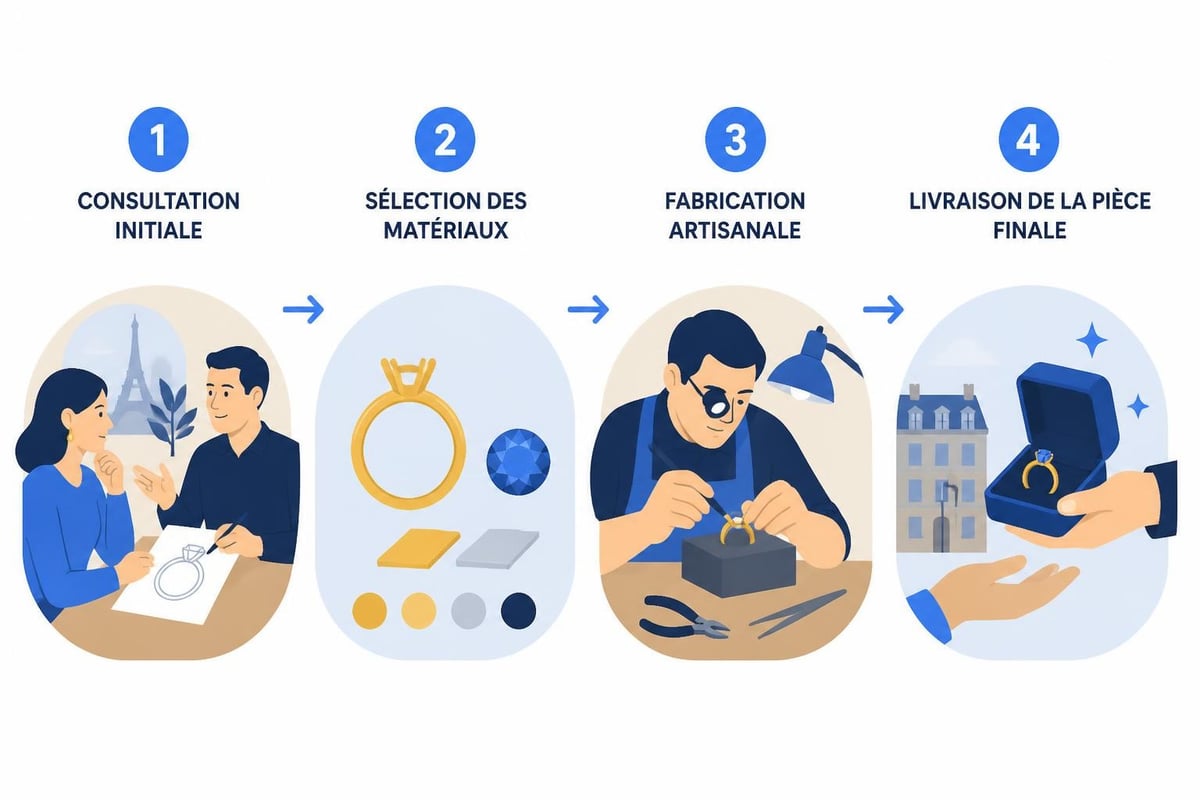 Processus de création de bijoux artisanaux