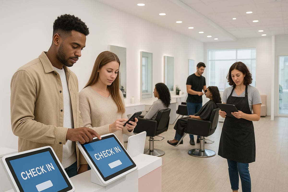 Technology’s Role in the Walk-In Salon Experience