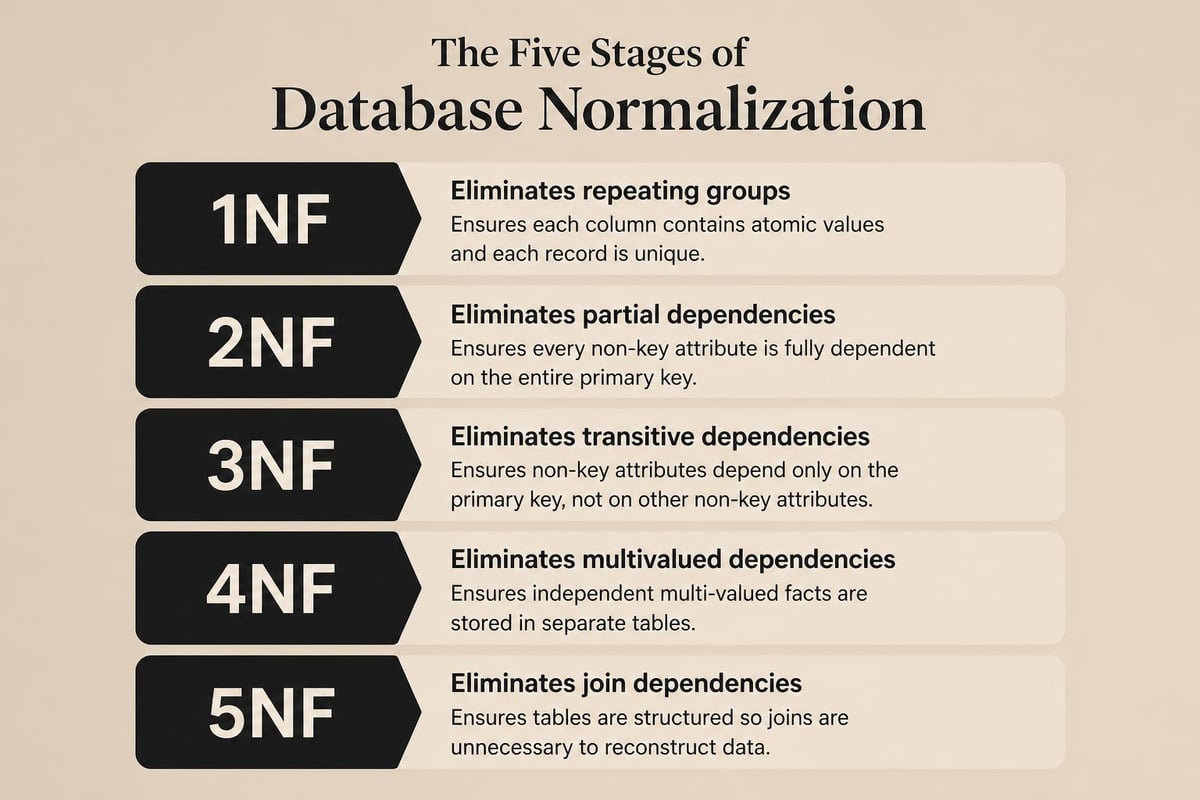 Normal forms progression