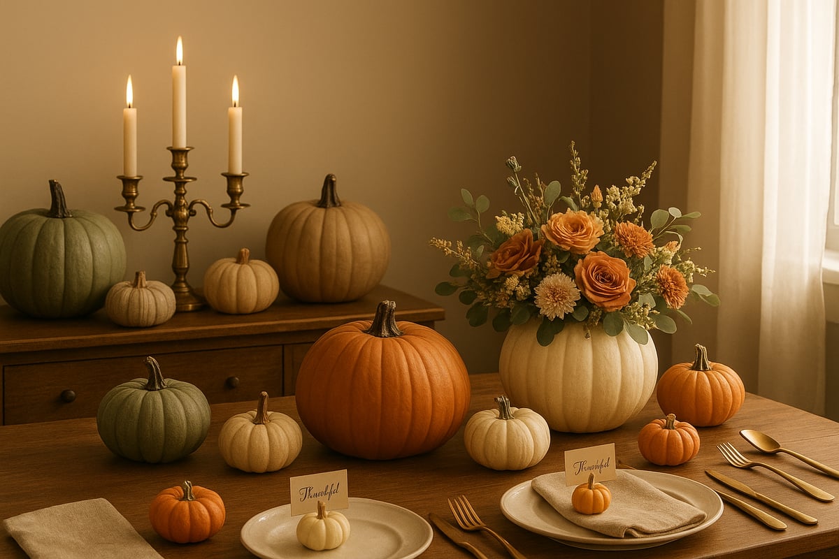 9 Brilliant Pumpkin Decor for Thanksgiving Ideas in 2025