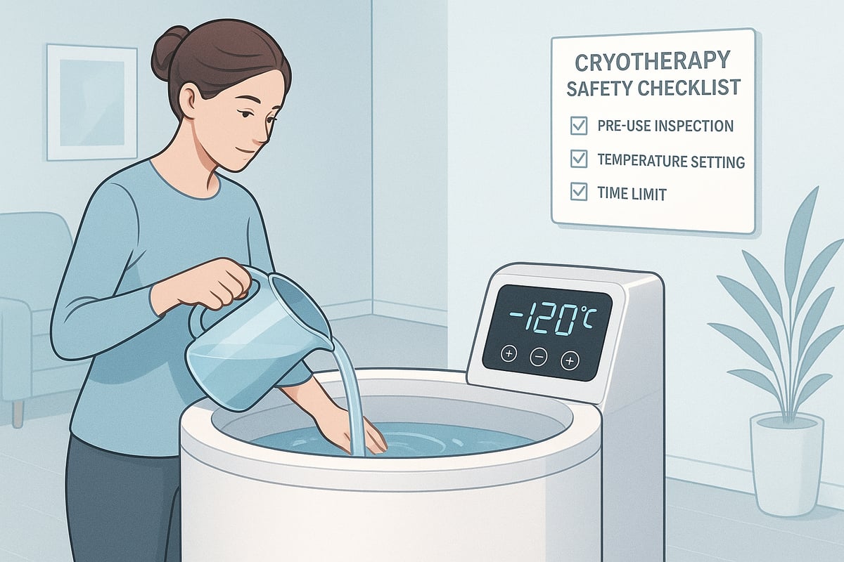 Guida Pratica: Come Utilizzare in Sicurezza la Crioterapia Portatile