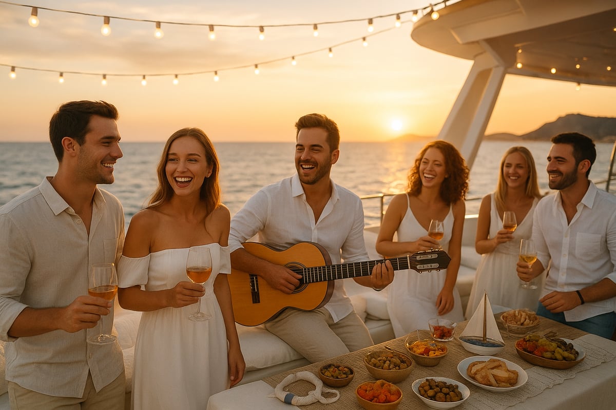 Motos de Agua Benidorm - article a318e1a2 19e6 438c a93 fotografia realista de una fiesta elegante en un b 2 dfvw3p Decoración, ambientación y catering a bordo