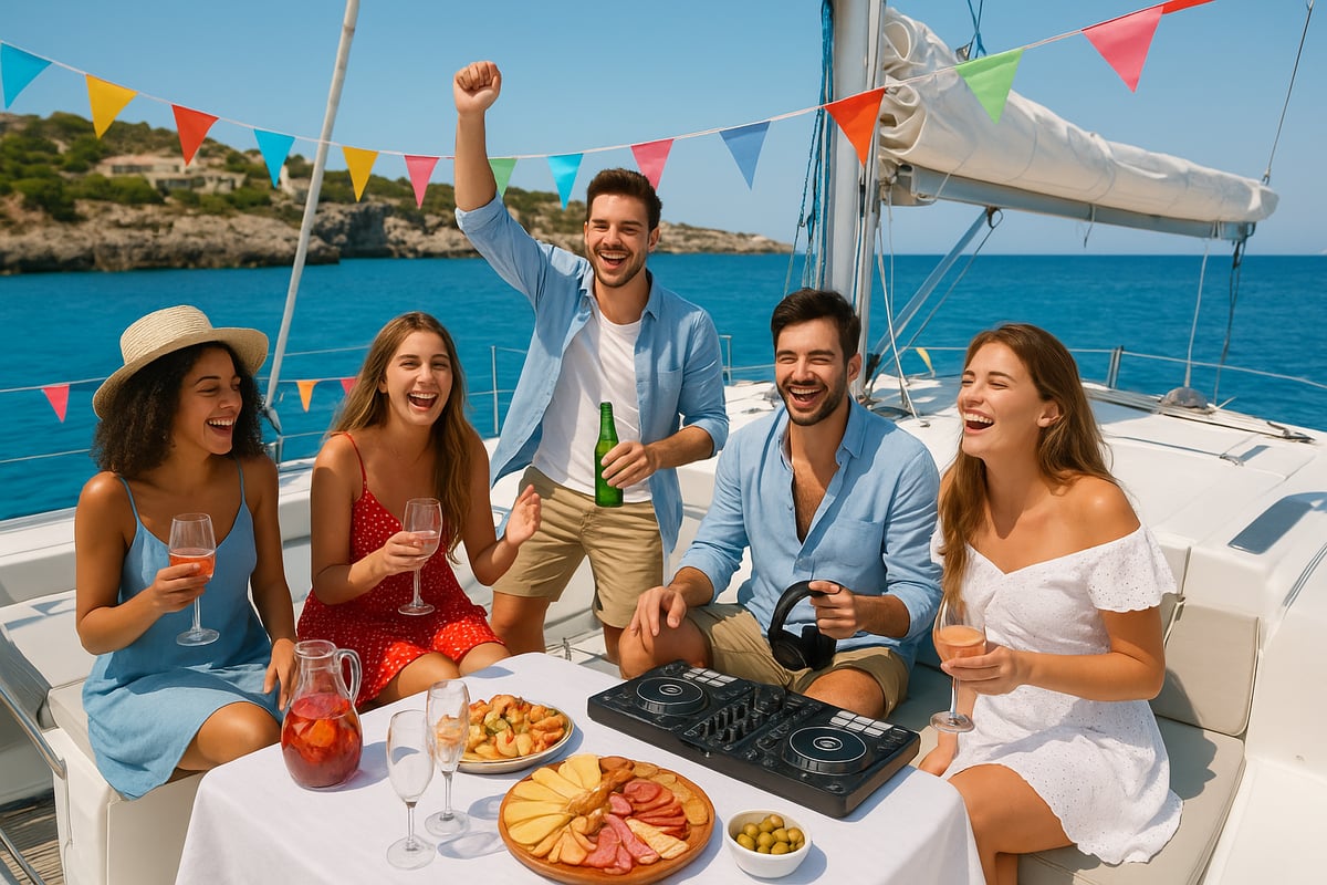 Motos de Agua Benidorm - article a318e1a2 19e6 438c a93 fotografia realista y de alta calidad de un grupo 0 kpr43e Tipos de barcos para fiestas: ¿Cuál elegir?