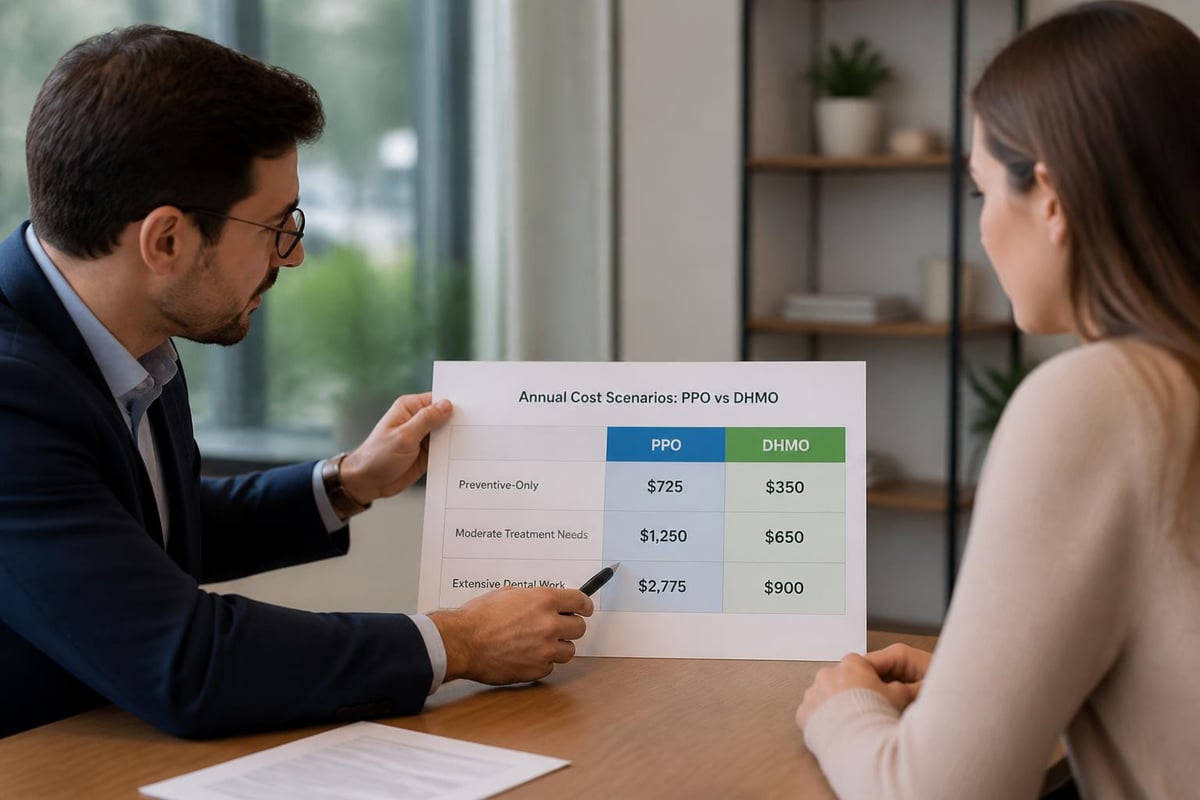Cost comparison chart