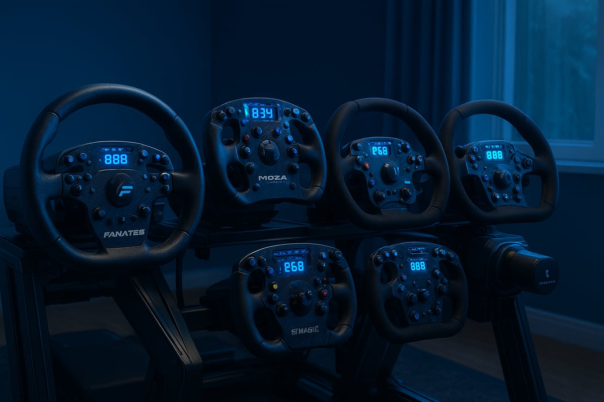 Top Sim Racing Steering Wheel Brands and Models in Australia