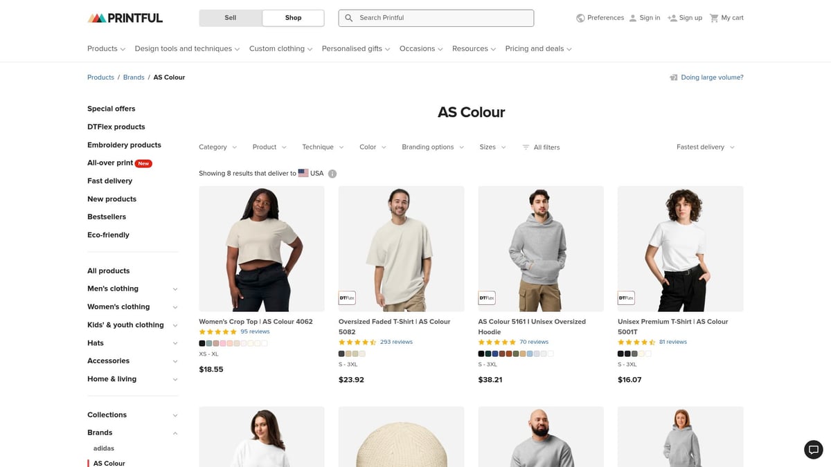 Top 7 Quality Shirts For Printing To Try In 2025 - AS Colour Staple Tee