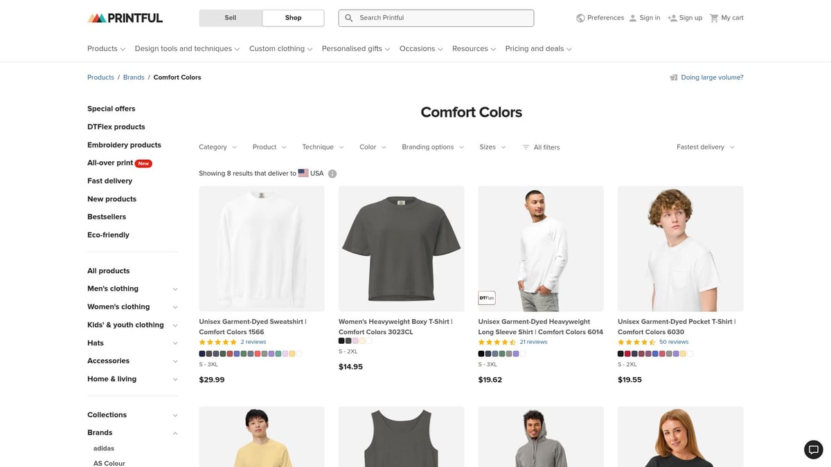 Top 7 Quality Shirts For Printing To Try In 2025 - Comfort Colors 1717 Garment-Dyed Tee