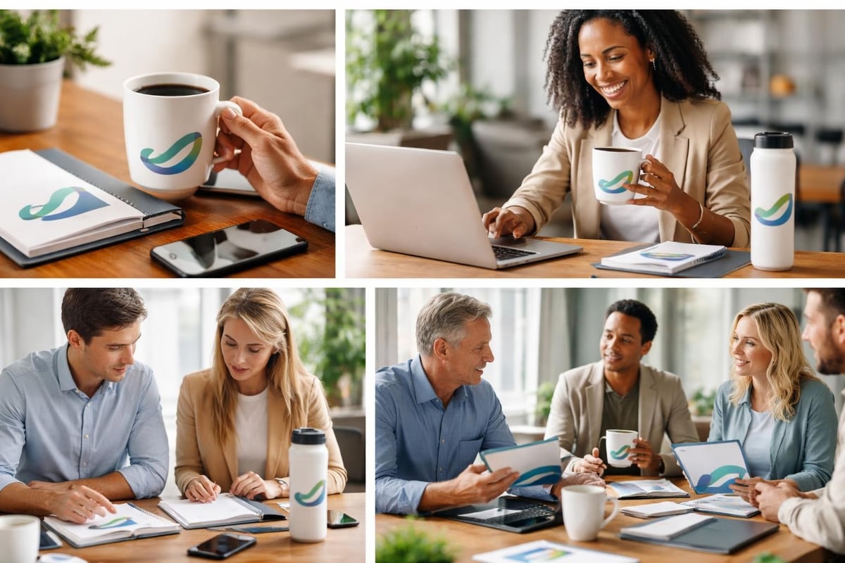 Brand touchpoints in office workflow