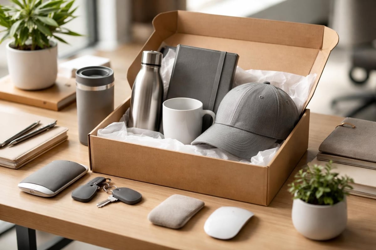 Employee onboarding branded kit