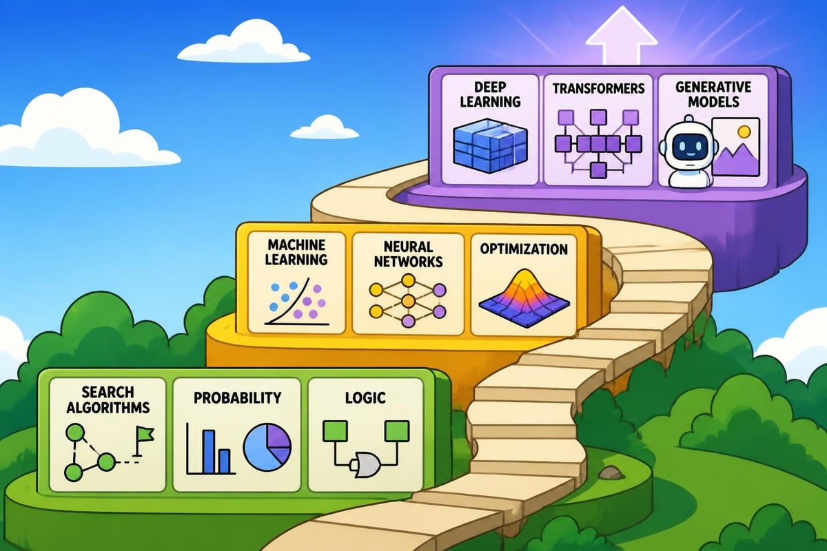 AI learning progression