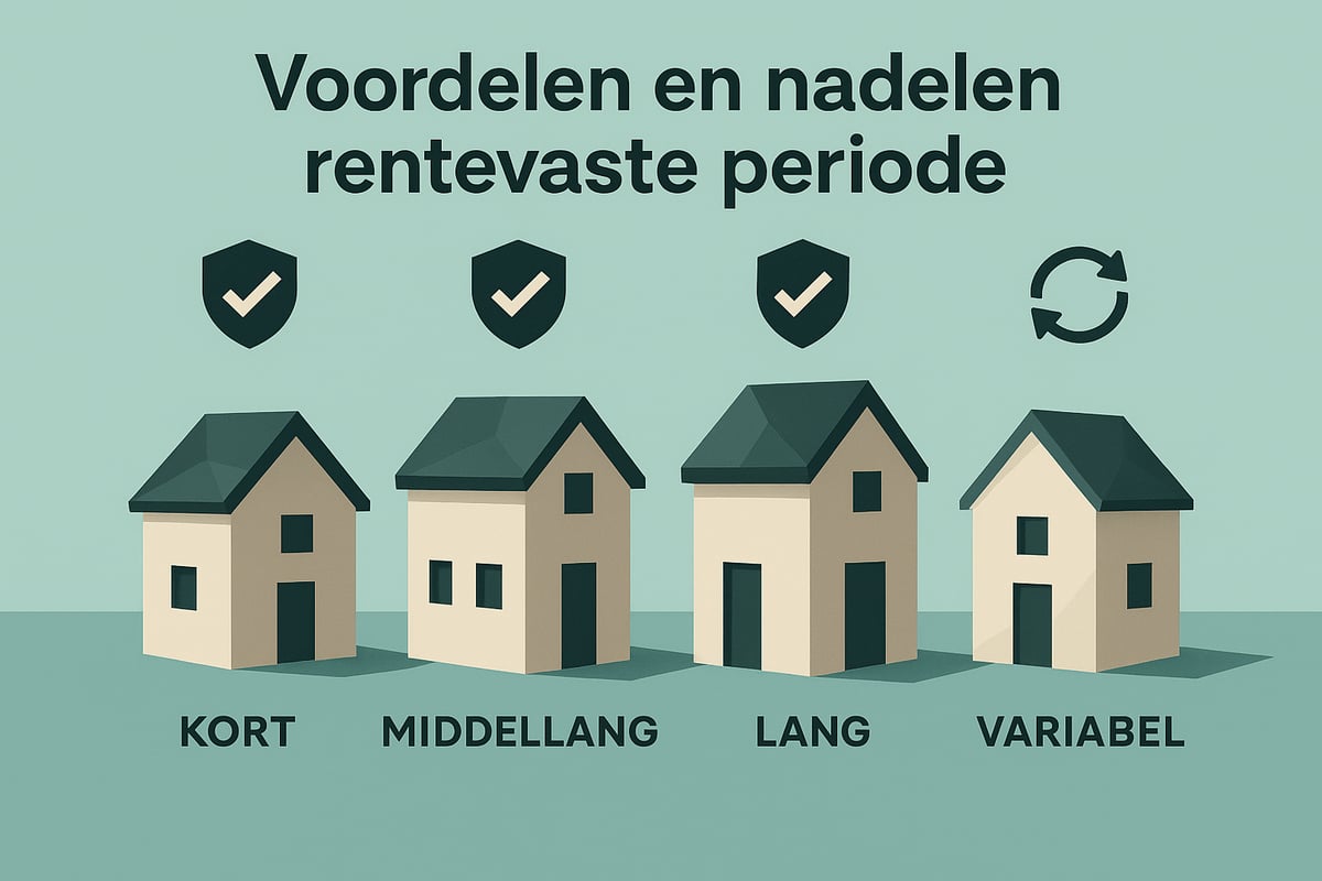 Voordelen en nadelen van verschillende rentevaste periodes