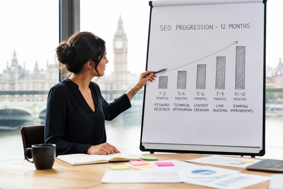 SEO timeline and milestones