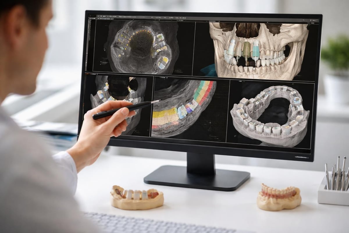 Digital dental implant planning