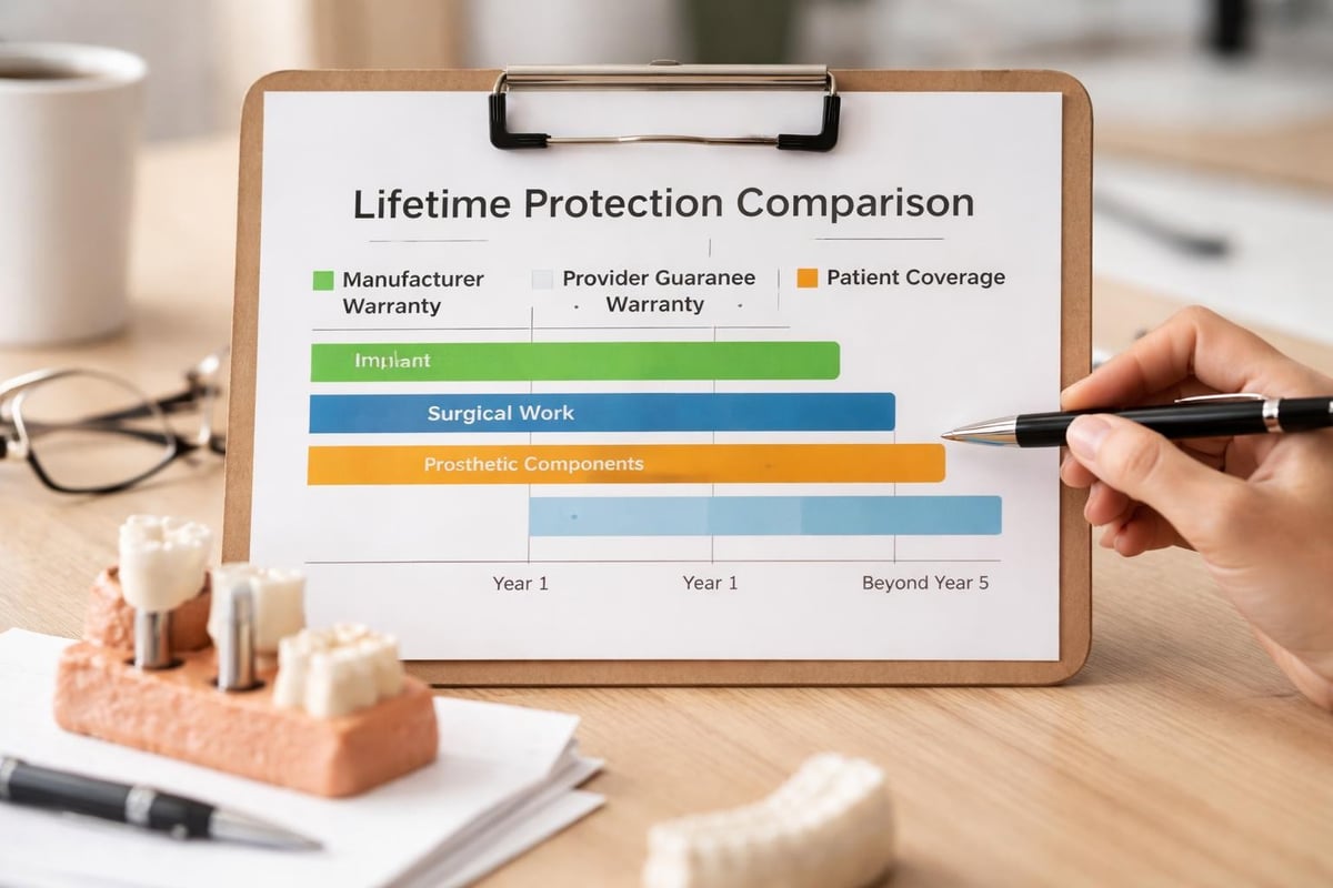 Dental implant warranty coverage