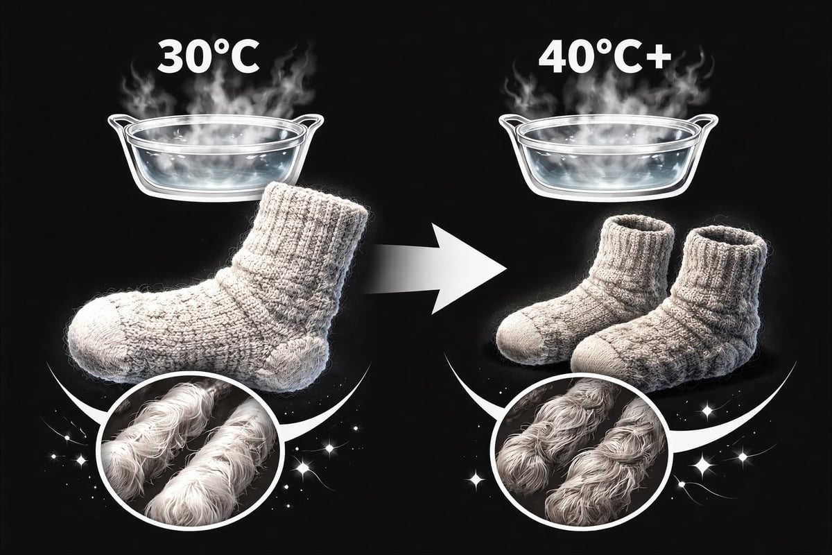 Temperature settings impact on alpaca fiber