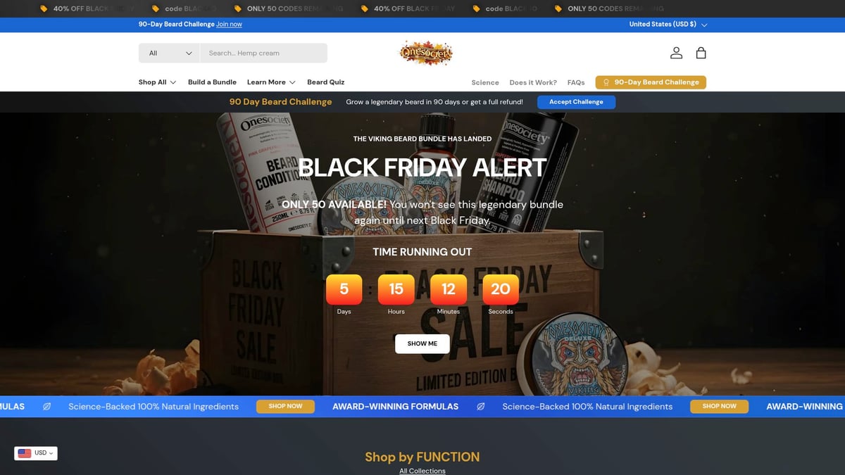 7 Essential Good Beard Oil Picks for a Fuller Look in 2025 - One Society Beard Growth Oil (90-Day Beard Challenge)