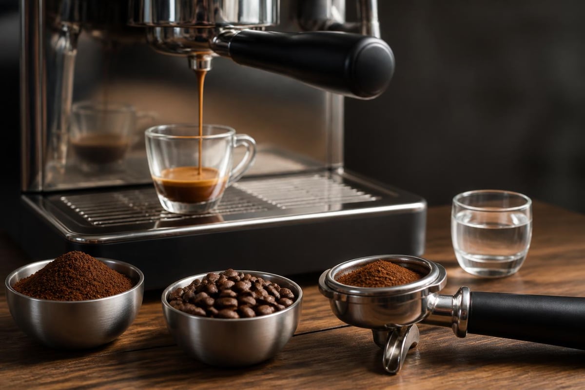 Paramètres techniques du ristretto
