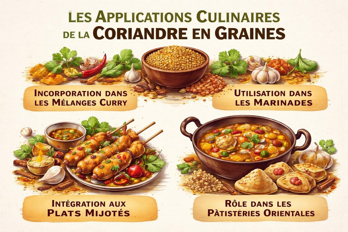 Utilisations culinaires de la coriandre