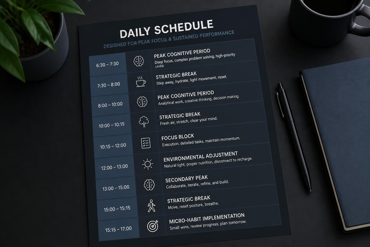 Daily brain optimization routine