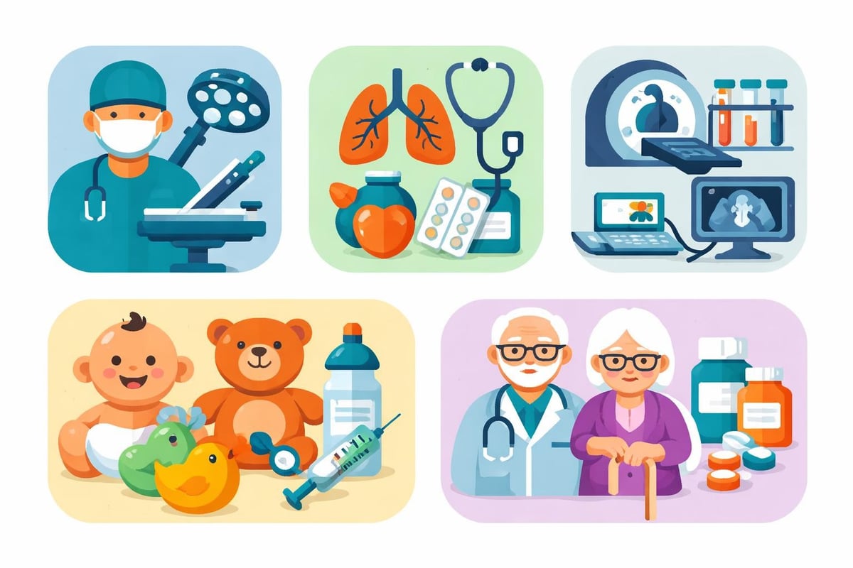 Mappa specializzazioni mediche