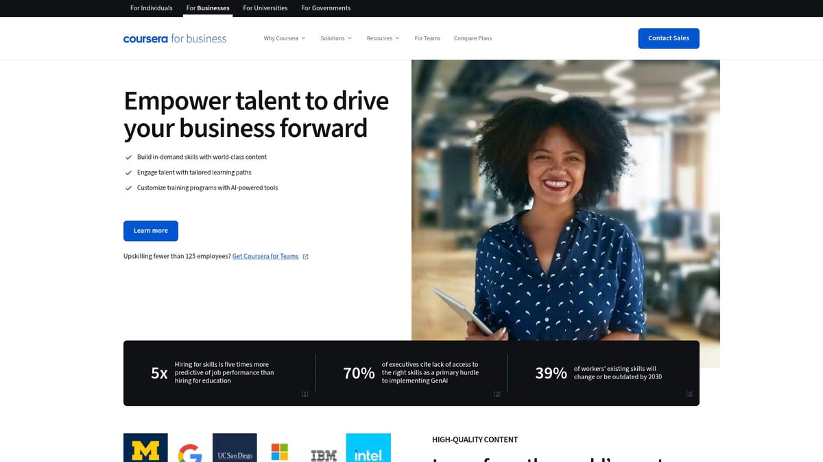 8 Innovative Companies Training Programmes for 2026 - Coursera for Business