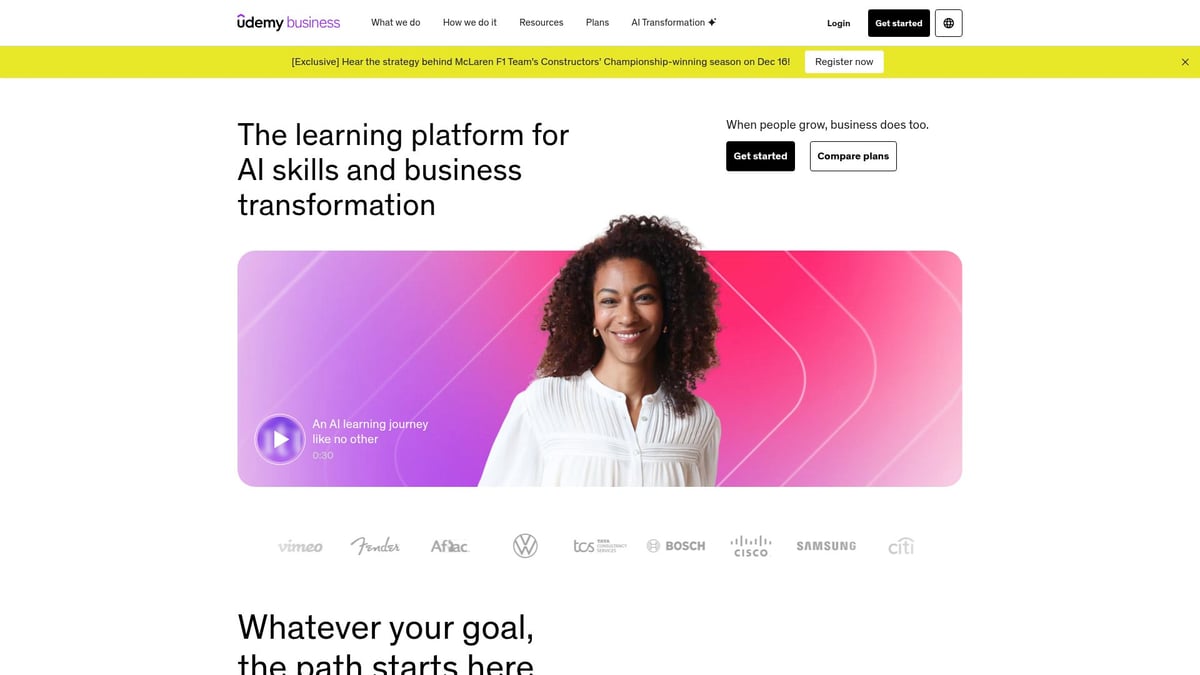 8 Innovative Companies Training Programmes for 2026 - Udemy Business