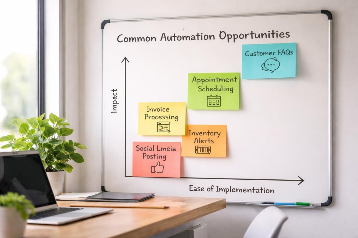 Small business automation priorities